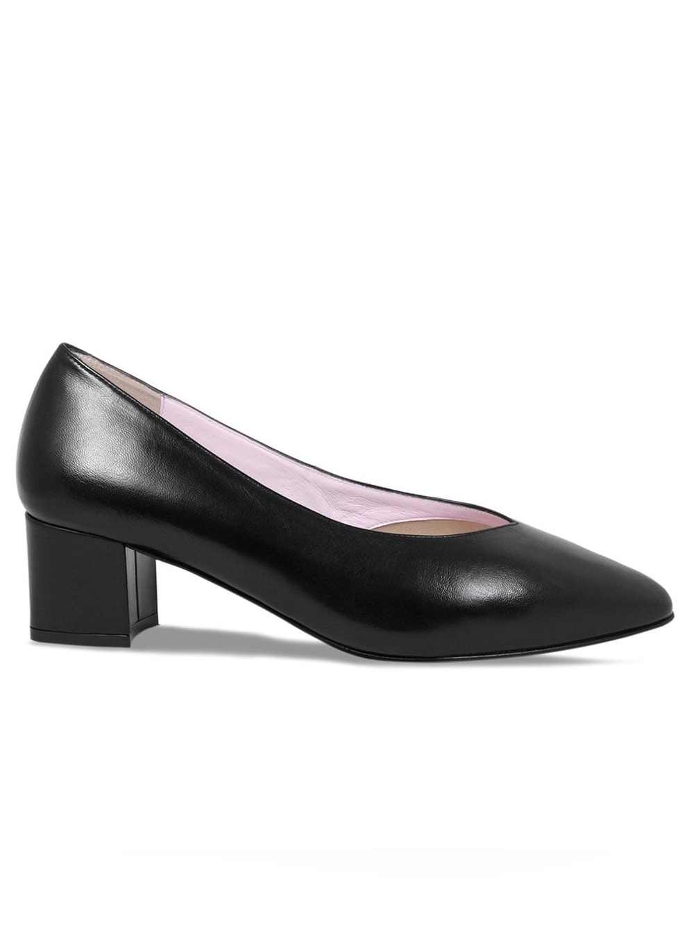 Like New - Sole Bliss Black Leather “Ingrid” Block Heel Pumps (US 10 / EU 41)